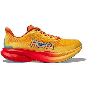 Hoka One One �z�J�I�l�I�l ���f�B�[�X �X�j�[�J�[ �yHoka One One Mach 6 Poppy Squash (Women's)�z �T�C�Y US_9.5(26.5cm) Poppy/Squash