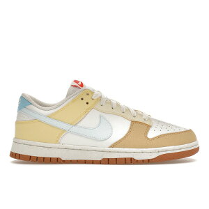 Nike iCL fB[X Xj[J[ yNike Dunk Low Next Nature Soft Yellow Alabaster (Women's)z TCY US_9(26.0cm) Summit White/Glacier Blue/Aquarius Blue/Soft Yellow/Alabaster/Picante Red