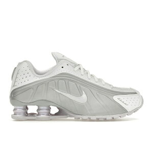 Nike �i�C�L ���f�B�[�X �X�j�[�J�[ �yNike Shox R4 White Metallic Platinum Barely Grape (Women's)�z �T�C�Y US_6(23.0cm) White/Metallic Platinum/Platinum Tint/Barely Grape