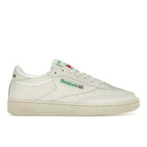 Reebok ���[�{�b�N ���f�B�[�X �X�j�[�J�[ �yReebok Club C 85 Chalk (Women's)�z �T�C�Y US_9(26.0cm) Chalk/Chalk/Green