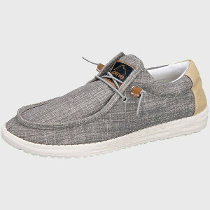 ApC XCX Y Xb|E[t@[ V[Y Men's Flynn Boat Shoes Lightweight Slip-On Loafers Moc Toe Sailing Deck Shoes Breathable Summer Travel Shoes Light Enough to Float Khaki