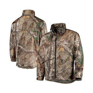 _ubN Y WPbgu] AE^[ Men's Realtree Camo Kansas City Chiefs Sportsman Waterproof Packable Full-Zip Jacket Green Camo