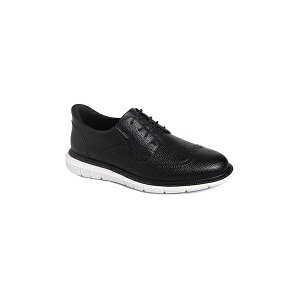 }[NWZtj[[N Y hXV[Y V[Y Hill Street Hands-Free Slip On Technology Leather Wingtip Oxfords Black grainy leather