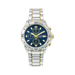 V`Y fB[X uXbgEoOEANbg ANZT[ Men's Chronograph Two Tone Stainless Steel Bracelet Watch 41mm AN3394-59L No Color