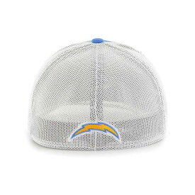 47ブランド レディース 帽子 アクセサリー Men's Powder Blue Los Angeles Chargers Leather Head Flex Hat Powder Blue