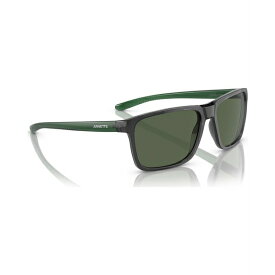 アーネット メンズ サングラス・アイウェア アクセサリー Men's Polarized Sunglasses, Sokatra Transparent Gray