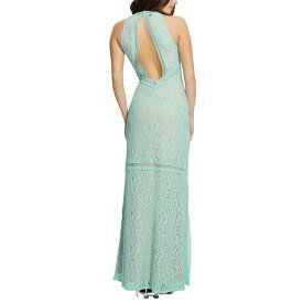 ゲス レディース ワンピース トップス Women's New Liza Lace Halter Sleeveless Gown TROPIC WATER