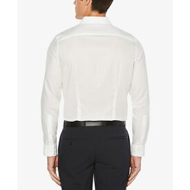 ペリーエリス メンズ シャツ トップス Men's Slim-Fit Dobby Shirt White