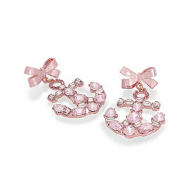 ベッツィジョンソン レディース ピアス＆イヤリング アクセサリー Faux Stone Anchor Drop Earrings Pink