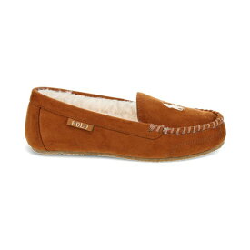 ラルフローレン レディース サンダル シューズ Women's Dezi Faux Fur Moccasin Slippers Snuff