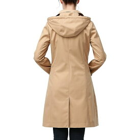 キミ アンド カイ レディース ジャケット＆ブルゾン アウター Women's Eeva Water-Resistant Hooded Trench Coat Tan