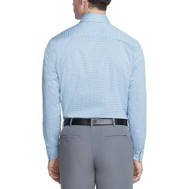 ヴァンハウセン メンズ シャツ トップス Men's Stain Shield Regular Fit Dress Shirt Blue Topaz