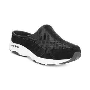 C[W[Xsbg fB[X T_ V[Y Women's Traveltime Round Toe Casual Slip-on Mules Black/White
