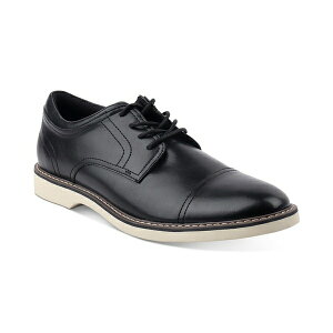 �A���t�@�j �����Y �h���X�V���[�Y �V���[�Y Men's Theo Cap Toe Oxford Dress Shoe, Created for Macy's Black