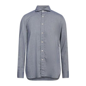 【送料無料】 ルイジ ボレッリ ナポリ メンズ シャツ トップス Shirts Blue