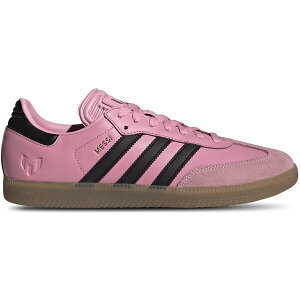 adidas �A�f�B�_�X �����Y �X�j�[�J�[ �yadidas Samba Messi Light Pink Black�z �T�C�Y US_6(24.0cm) Light Pink/Core Black/Gum