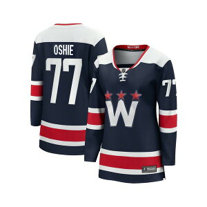 �t�@�i�e�B�N�X ���f�B�[�X �J�b�g�\�[ �g�b�v�X Women's TJ Oshie Navy Washington Capitals 2020/21 Alternate Premier Breakaway Player Jersey Navy