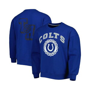 g~[ qtBK[ Y p[J[EXEFbgVc AE^[ Men's Royal Indianapolis Colts Ronald Crew Sweatshirt Royal