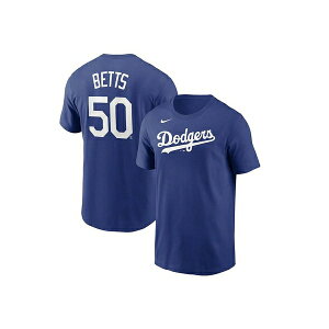 iCL Y Vc gbvX Men's Mookie Betts Royal Los Angeles Dodgers Name and Number T-shirt Royal