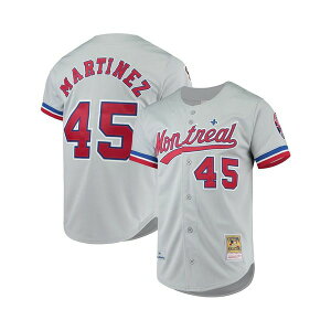 �~�b�`�F��&�l�X �����Y �V���c �g�b�v�X Men's Pedro Martinez Gray Montreal Expos Cooperstown Collection Authentic Jersey Gray