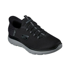 スケッチャーズ メンズ スニーカー シューズ Men's Slip-Ins Summits High Range Casual Sneakers from Finish Line Black