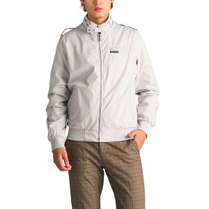 o[YI[ Y WPbgu] AE^[ Men's Classic Iconic Racer Jacket (Slim Fit) Light grey