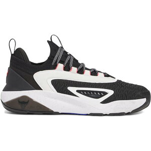 Under Armour A_[A[}[ Y Xj[J[ yUnder Armour Project Rock 7 Black White Racer Redz TCY US_8.5(26.5cm) Black/White/Racer Red