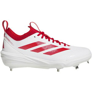 adidas AfB_X Y Xj[J[ yadidas Adizero Impact 2.0 Cloud White Team Power Red 2z TCY US_8(26.0cm) Cloud White/Team Power Red 2/Team Power Red 2