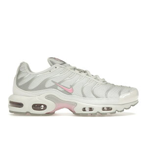 Nike iCL fB[X Xj[J[ yNike Air Max Plus Summit White Pink Rise (Women's)z TCY US_6.5(23.5cm) Summit White/Grey Fog/Metallic Silver/Pink Rise