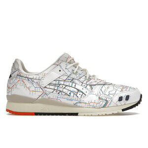 ASICS �A�V�b�N�X �����Y �X�j�[�J�[ �yASICS Gel-Lyte III atmos Tokyo Subway�z �T�C�Y US_9.5(27.5cm) White/Peacoat