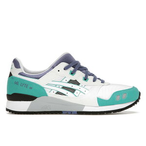 ASICS �A�V�b�N�X �����Y �X�j�[�J�[ �yASICS Gel-Lyte III White Teal Blue�z �T�C�Y US_10.5(28.5cm) White/Teal Blue