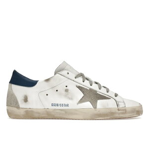 Golden Goose S[fO[X Y Xj[J[ yGolden Goose Super-Star White Royal Blue Grey Suede Patchz TCY US_9(27.0cm) White/Royal Blue