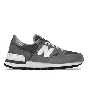 New Balance �j���[�o�����X �����Y �X�j�[�J�[ �yNew Balance 990 MiUSA Grey White�z �T�C�Y US_7.5(25.5cm) Grey/Grey/White