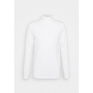 h[o[O Y T_ V[Y ROLL NECK TEE - Long sleeved top - white