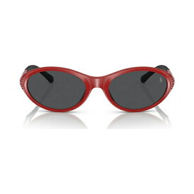 ラルフローレン メンズ サングラス・アイウェア アクセサリー Men's Sunglasses, PH4197U Shiny Red