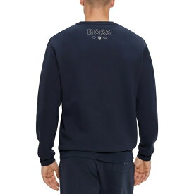 ヒューゴボス メンズ パーカー・スウェットシャツ アウター Men's BOSS x NFL Sweatshirt Dark Blue