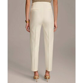 ダナキャラン レディース カジュアルパンツ ボトムス Women's Slim-Leg Ankle Pants Cream