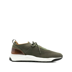 �T���g�[�j �����Y �X�j�[�J�[ �V���[�Y Lace-up panelled sneakers Green