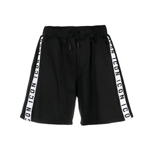 �f�B�[�X�N�G�A�[�h ���f�B�[�X �J�W���A���p���c �{�g���X Icon-stripe drawstring shorts Black