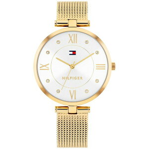 g~[ qtBK[ fB[X rv ANZT[ Women's Quartz Gold Tone Stainless Steel Mesh Bracelet Watch, 34mm Gold