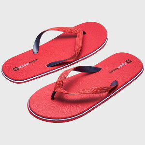 ApC XCX Y T_ V[Y Men's Flip Flops | Ultra-light Thin EVA foam Sandals for Beach Pool Everyday Wear | Simple Flexible Flip Flops for Men Red