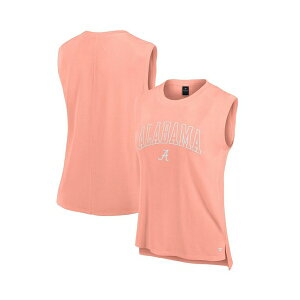 ファナティクス レディース カットソー トップス Women's Coral Alabama Crimson Tide Studio Gym Tank Top Coral
