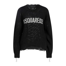 【送料無料】 ディースクエアード レディース ニット&セーター アウター Sweaters Black