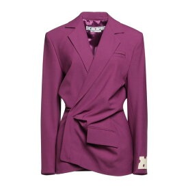 オフホワイト レディース ジャケット＆ブルゾン アウター Suit jackets Mauve