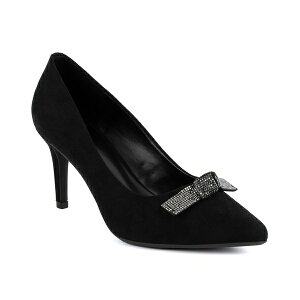 W[Yj[[N fB[X q[ V[Y Women's Bennami Embellished Bow Dress Pumps Black Micro