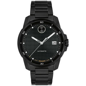 oh Y rv ANZT[ Men's Bold Verso Swiss Automatic Ionic Plated Black Steel Watch, 41mm Black