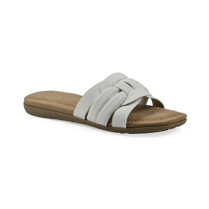 NtoCzCg}Ee fB[X T_ V[Y Women's Fraley Slide Slip-On Sandals White Embossed