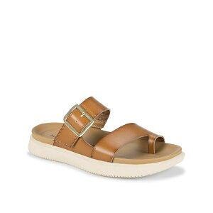 xAgbvX fB[X T_ V[Y Women's Eliza Slide On Sandals Dark Caramel