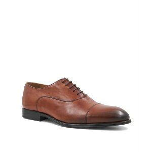 u[m}O Y hXV[Y V[Y Men's Adriano Lace Up Cap Toe Oxford Cognac