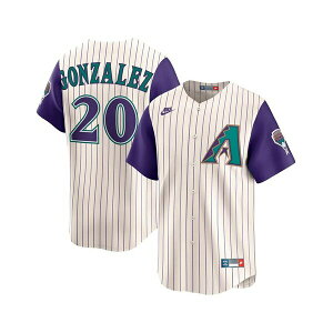 �i�C�L �����Y �V���c �g�b�v�X Men's Luis Gonzalez Cream Arizona Diamondbacks Throwback Cooperstown Collection Limited Jersey Cream